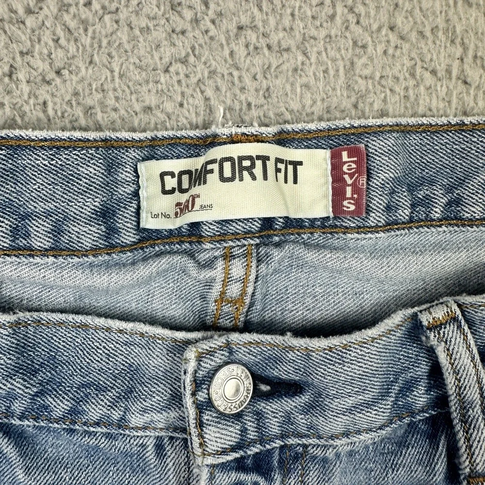 Levis 560 Comfort Fit Vintage Jeans Mens‎ 36x32 (Fits 34x30) Blue Tapered Denim